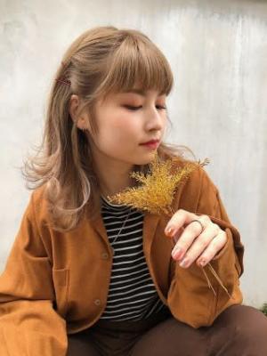 【reir下北沢】*カジュアルアレンジ+カーキアッシュ*
