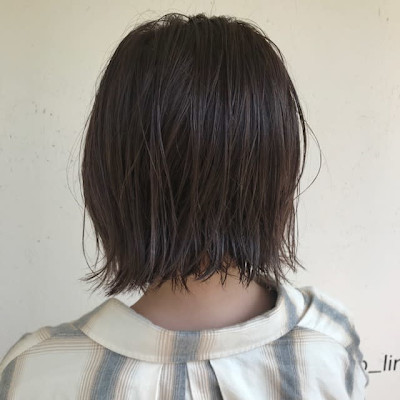 切りっぱなしボブ