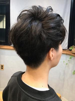 ツーブロック刈り上げミニマッシュ【メンズカット】