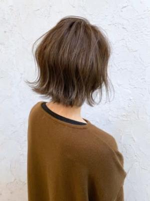 【flor 戸塚】*外ハネボブ+ヌーディアッシュベージュ*