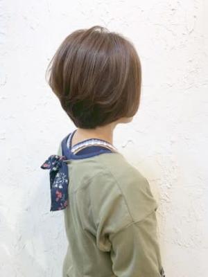 【flor 戸塚】*マニッシュショートボブ+ブランジュ*