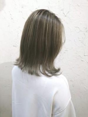 【flor 戸塚】*ハイライトグラ+シルバーグレー*