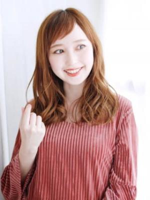 Aラインセミウエットのミックスカール