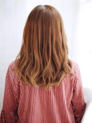 Aラインセミウエットのミックスカール