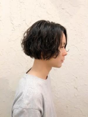 【flor 戸塚】*メンズ×ワンレン×くせ毛風パーマ*