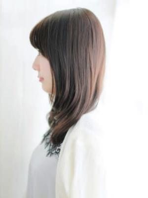 うるツヤ大人内巻きワンカールスタイル