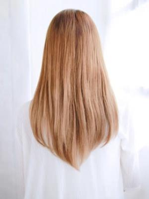 抜け感リラックスストレート