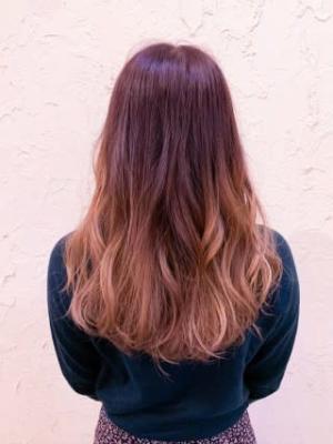 【flor 戸塚】*グラデーション+バイオレットピンク*