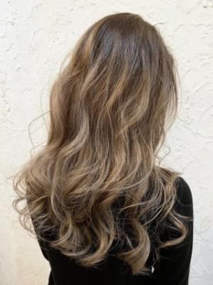 【flor 戸塚】*バレイヤージュ+アッシュブランジュ*