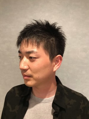 ソフト刈り上げシショート【メンズカット】