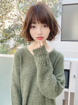 25歳からの【ネイビーカラー /美髪/フレンチボブ/マニッシ
