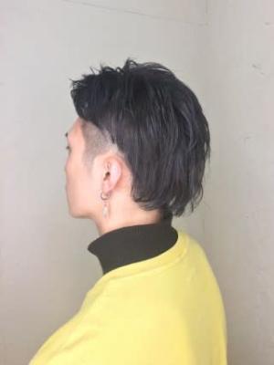 【reir下北沢】*ワイルドツーブロック+かきあげヘア*