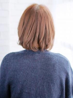 外ハネカールボブスタイル