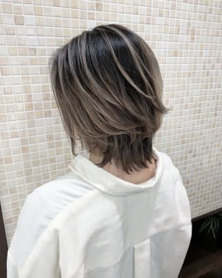 ★コントラストバレイヤージュ×ウルフ★