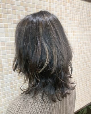 ★ミディアムウルフ × ハイライト★