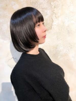 【flor 戸塚】*シルバーインナー+前上がりboxボブ*