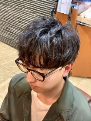 銀座ツイスト　ビジネスゆるツイストパーマ