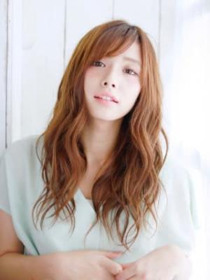 ハイトーンゆるふわミックスカール