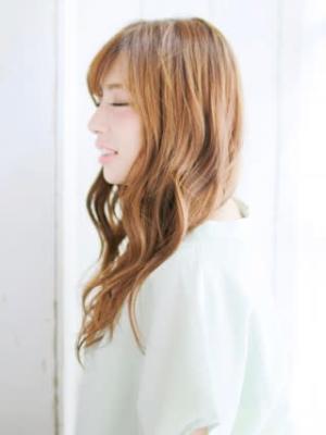 ハイトーンゆるふわミックスカール