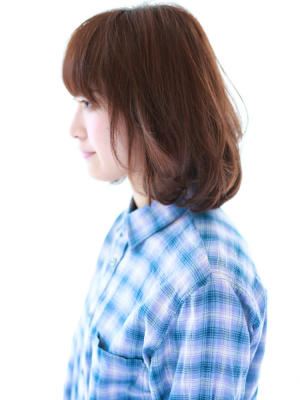 動きのある軽やかボブ！
