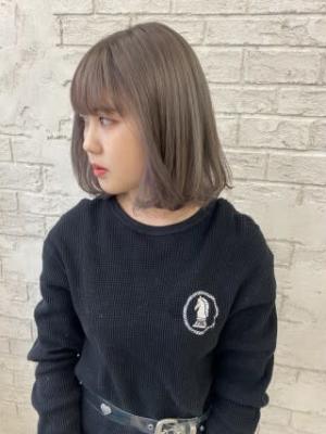 イルミナカラースノーグレーグレージュ20代ボブラロブ4068 イルミナカラースノーグレーグレージュ20代ボブラロブ4068