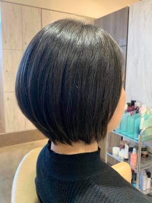 【愛され大人ショート♪】ふっくら丸みのショートヘア◎