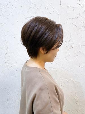 【flor 戸塚】*マニッシュショート+ブラウニーブラウン*