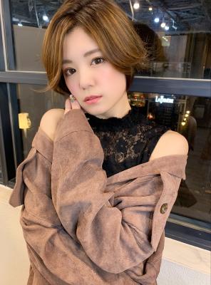【重山】小顔ひし形ショートボブ♪