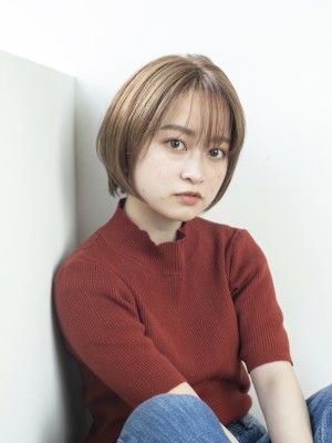 小顔ショートボブ