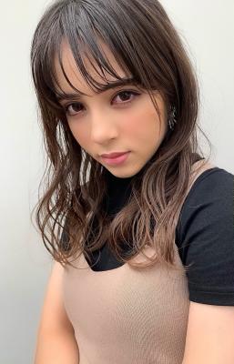柔らか小顔パーマミディ