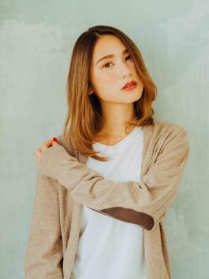 グラデーション×ゆるストレート