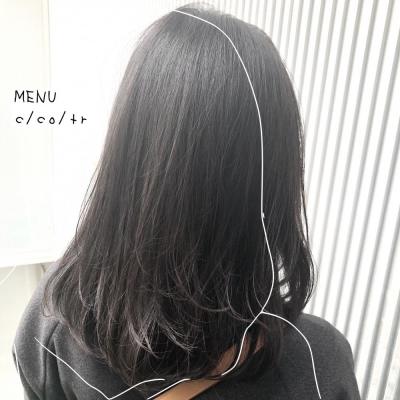 ほんのりピンクのグレージュカラー