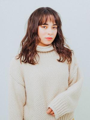 抜け感ゆるふわロング