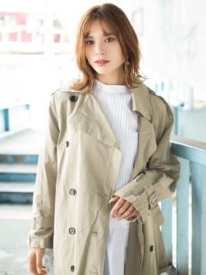 切りっぱなしボブ×シアーベージュ