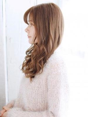 Aラインの大きなミックスカール