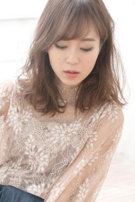 【Luana 難波】ゆるふわセミロング 【Luana 難波】ゆるふわセミロングのイメージ画像