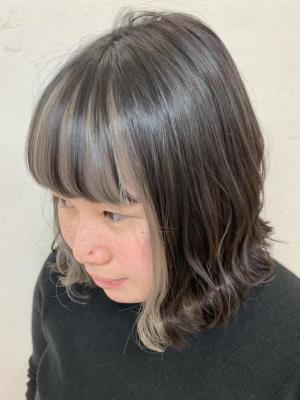 Lia＆伊藤夏海 前髪シースルーカラー