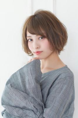 簡単スタイリングボブ【ラベンダーグレー】U-306