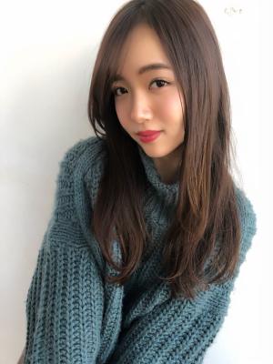 女子アナ風トレンドセミディ【シナモングレージュ】U-225