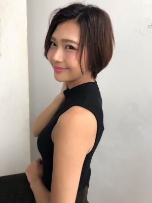大人のハンサムショート【ラベンダーグレー】U-239