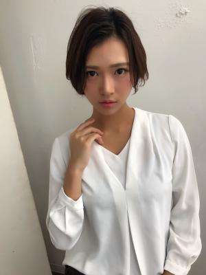 大人のハンサムショート【ラベンダーグレー】U-238