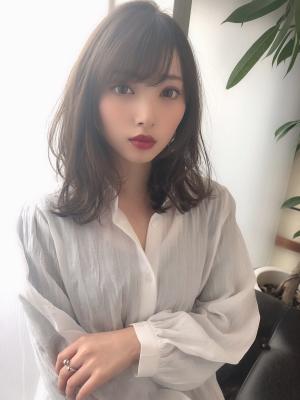 女子アナ風清楚セミディ【シナモンブランジュ】U-326