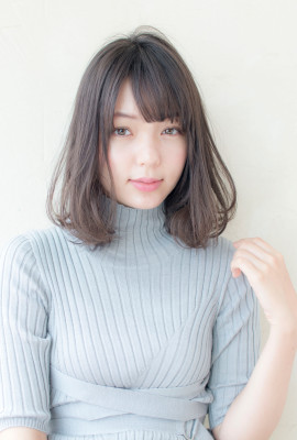 抜け感たっぷりの大人ロブ【カーキグレージュ】U-96