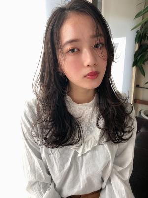 女子アナ風清楚セミディ【シナモンブランジュ】U-323