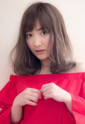 大人かわいいふんわりロブ【ハイライトグレージュ】U-20