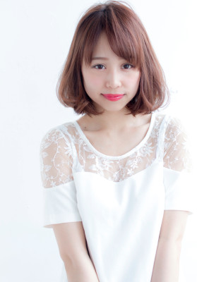 大人かわいいノームコアボブ【ピンクアッシュベージュ】U-43