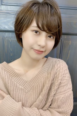 【重山】スタイリング簡単でキレイなショートヘア