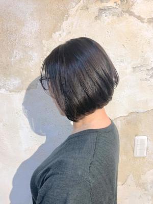 【151e　戸塚】*前下がりボブ+アッシュブラウン*