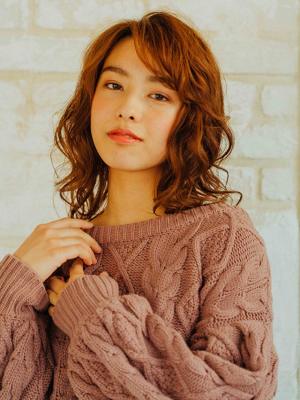 大人可愛いウェーブスタイル