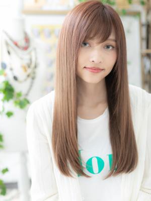 外国人風☆エキゾチック小顔ストレート　似合わせカット